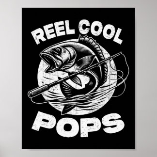 Reel Cool Pops Fiskpops Fars dag Fiskare Poster