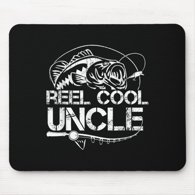 Reel Cool Uncle Fishing Daddy Fathers Day Dad For  Musmatta (Framsidan)