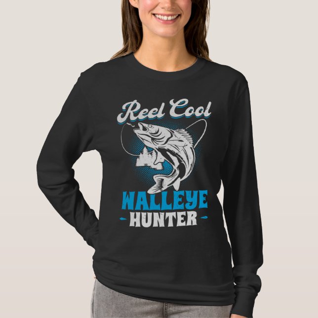 Reel Cool Walleye Hunter T Shirt (Framsida)