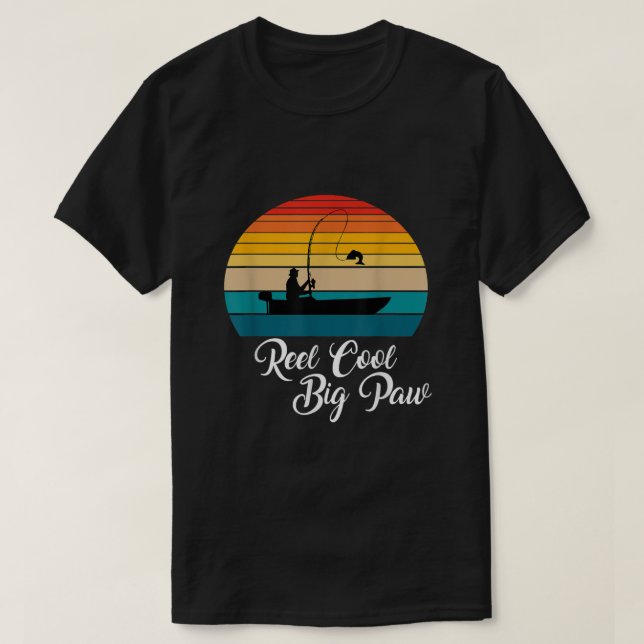 Reel Coola Big Tass Fishing Gifts 1523  T Shirt (Design framsida)