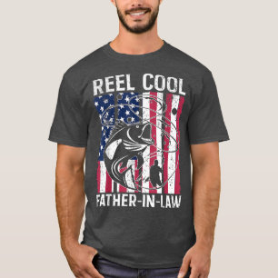 Reel Coola FaderInLaw Fishing Pappa Far Kärlek Fis T Shirt