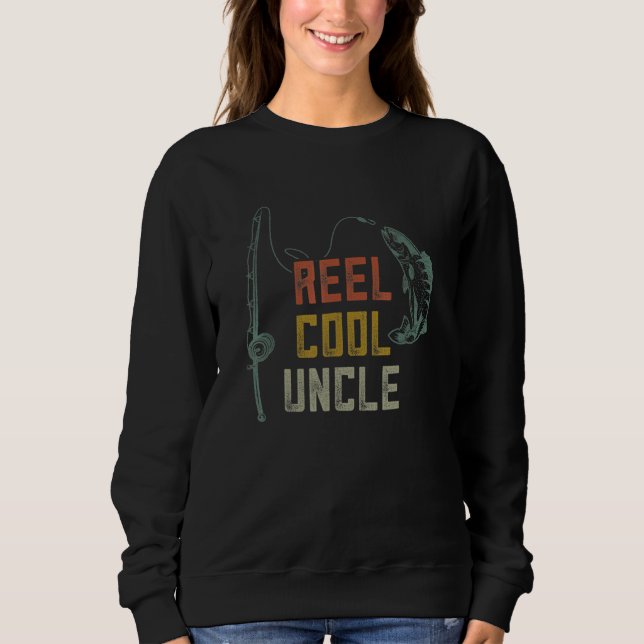 Reel Coola Farbror Fishing Day Far T Shirt (Framsida)
