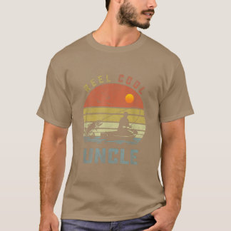 Reel Coola farbror Fishing Pappa ger Fars dag Fish T Shirt