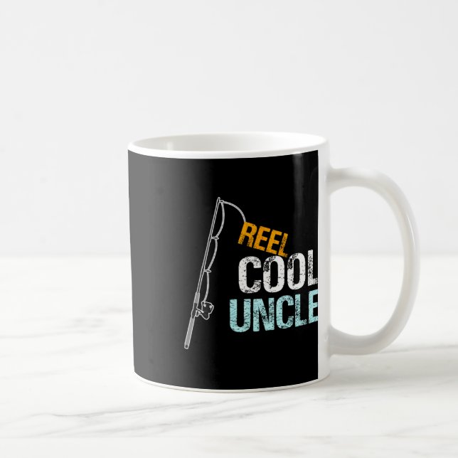 Reel Coola farbror Graphic farbror Gift från Nece  Kaffemugg (Höger)
