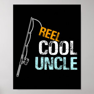 Reel Coola farbror Graphic farbror Gift från Nece Poster