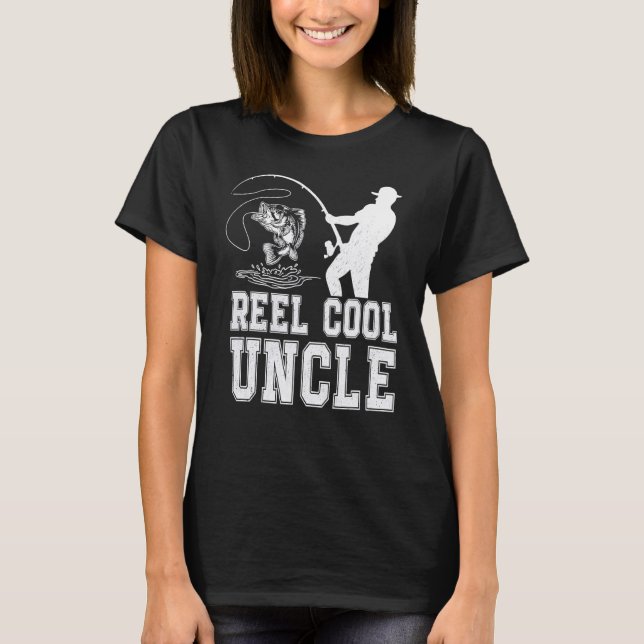 Reel Coola: Fartyg Fiske efter Fars dag Pappa Papp T Shirt (Framsida)