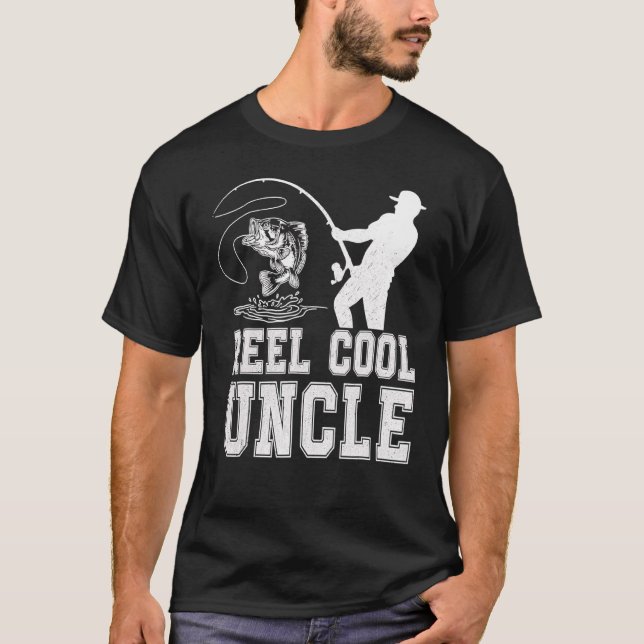 Reel Coola: Fartyg Fiske efter Fars dag Pappa Papp T Shirt (Framsida)