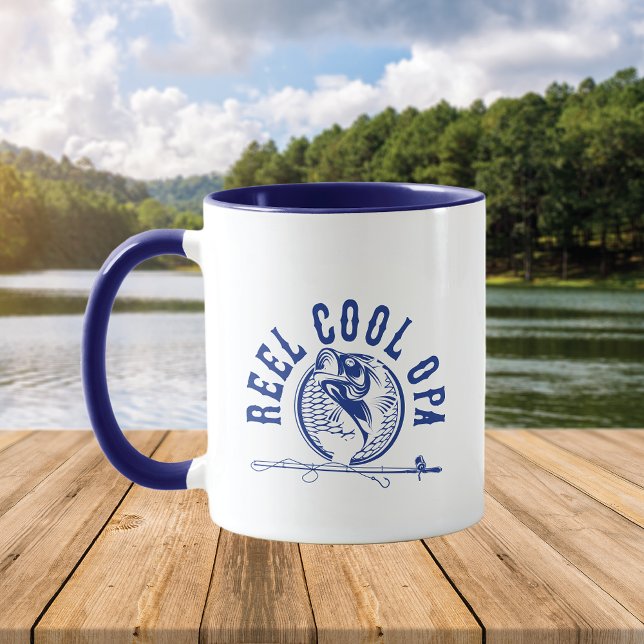 Reel Coola Fishing Opa Mugg (Skapare uppladdad)