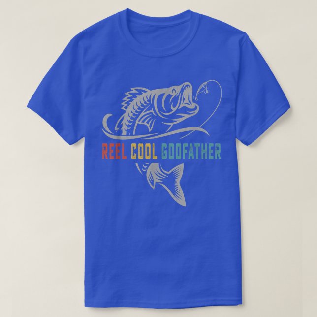 Reel Coola Godfather Shirt Fars dag Gift for Fis T (Design framsida)