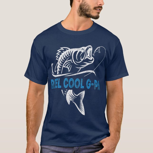 Reel Coola GPa T Fishing Fars dag Shirt (Framsida)