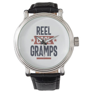 Reel Coola Gramps Far Grandpa Gift Armbandsur