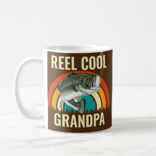 Reel coola Grandpa Fishing fars dag Kaffemugg