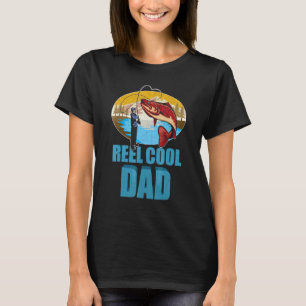 Reel Coola Pappa Fars dag Fiske efter Make Da T Shirt
