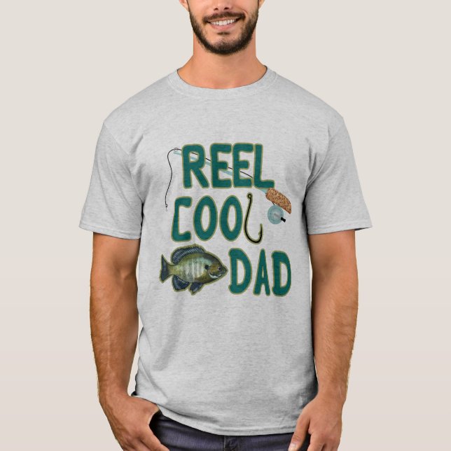 Reel Coola Pappa | Fars dag Fiske T Shirt (Framsida)