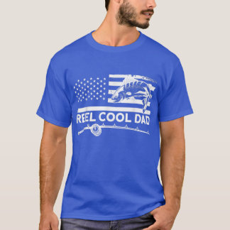 Reel Coola Pappa Fisherman Fishing 1584 T Shirt
