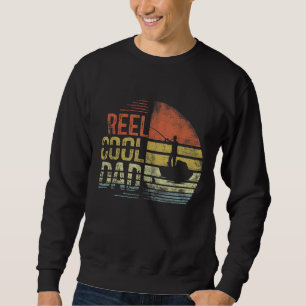 Reel Coola Pappa Fisherman pappa Fars dag Gifts F Lång Ärmad Tröja