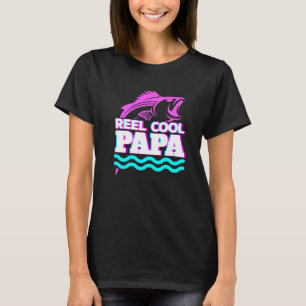 Reel Coola Pappa Fisherman Pappa Fisherman Retro V T Shirt