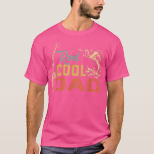 Reel Coola Pappa Fisherman pappa Grandpa Fars dag T Shirt