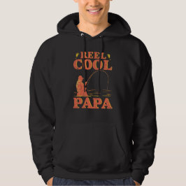 Reel Coola Pappa Fishing Älskare Pappa Birthday Ga Hoodie