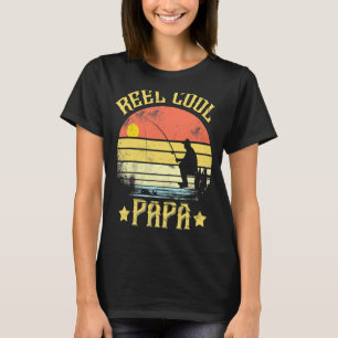Reel Coola Pappa Fishing Fars dag pappa T Shirt