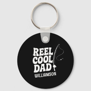Reel Coola Pappa Fishing Funny Fars dag-gåva Nyckelring