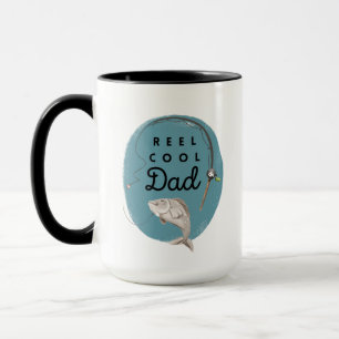 Reel Coola Pappa Fishing Mugg