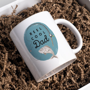 Reel Coola Pappa Fishing Mugg