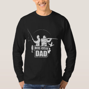 Reel Coola Pappa Fishing Paper Fars dag 2021 T Shirt