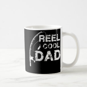 Reel Coola Pappa Fishing Paper Fars dag Gift Kaffemugg