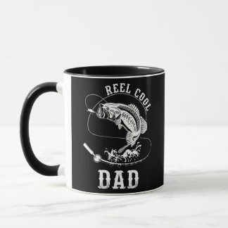 Reel Coola Pappa Fishing Paper Fars dag Gift  Mugg
