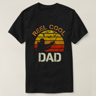 Reel Coola Pappa Fiskerman Gift for Far T Shirt