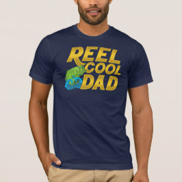 Reel Coola Pappa Flygfiske Gag T Shirt