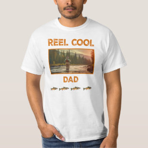 Reel Coola Pappa Flygfiske-skjorta T Shirt