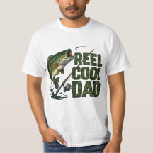 Reel Coola Pappa | Funny Fishing Fars dag T-Shirt