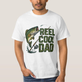 Reel Coola Pappa | Funny Fishing Fars dag T-Shirt