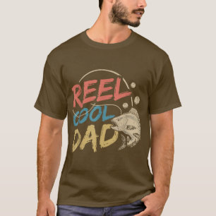 Reel Coola Pappa Ord Fisher Fisherman Fish Fishin T Shirt