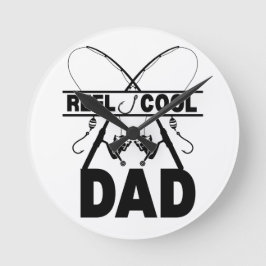 Reel Coola Pappa Rund Klocka