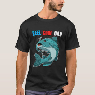 Reel Coola Pappa Shirt Pappa Fars dag Fishing T