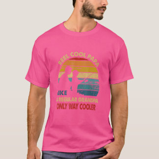 Reel Coola Pappa som en vanlig mormor-ikon T Shirt