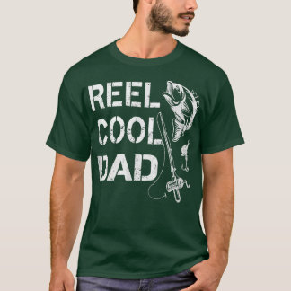 Reel Coola PappaFishing Pappa Fars dag Gift1533 T Shirt