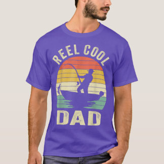 Reel Coola PappaFishing Pappa Fars dag Gift1535 T Shirt