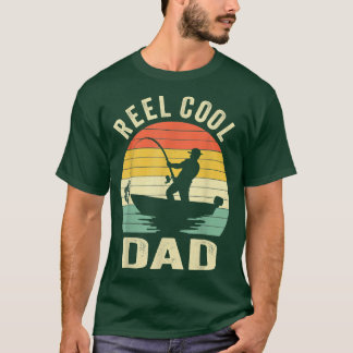 Reel Coola PappaFishing Pappa Fars dag Gift 1532 T Shirt