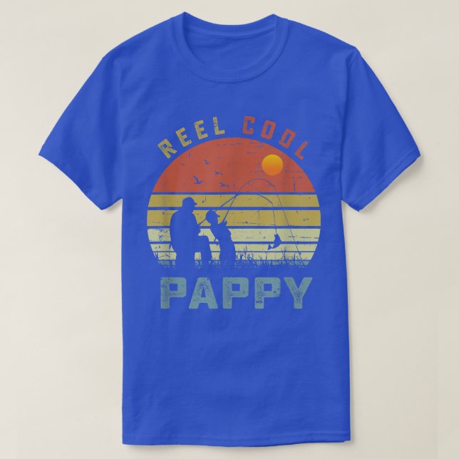 Reel Coola Pappy Shirt Fars dag Gift for Fishing T Shirt (Design framsida)