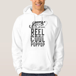 Reel Coola Pop Fishing Funny Grandpa Pop T-S Hoodie