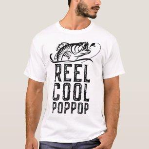 Reel Coola Pop Fishing Funny Grandpa Pop T-S T Shirt