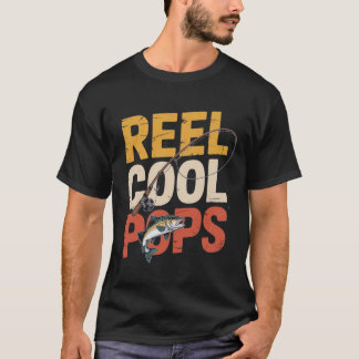 Reel Coola Pops Funny Fishing Pappa T-Shirt