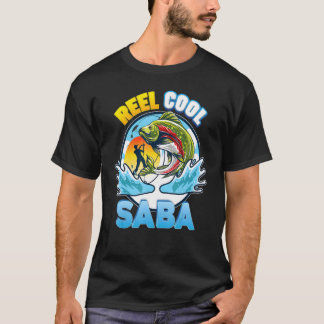 Reel Coola Saba Fishing Pappa Far Day Pappa pappa T Shirt