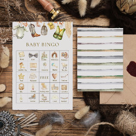 Reel Exced FishBaby Shower Bingo Game