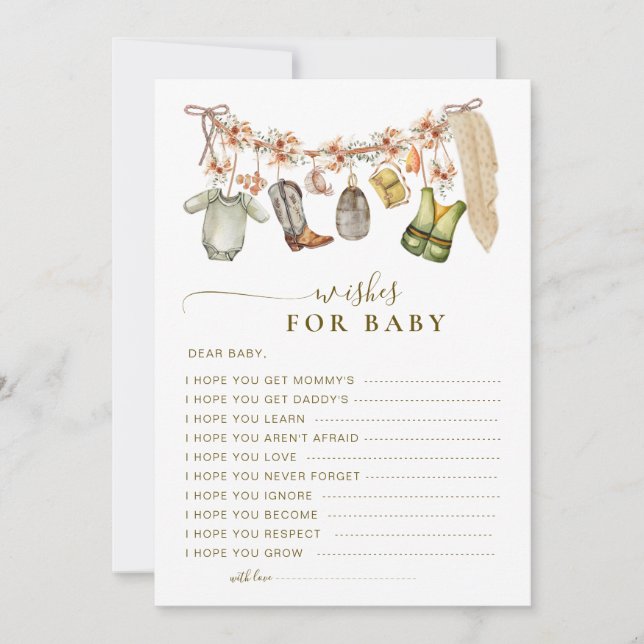 Reel Exced Fishing Önskemål for Baby Card (Framsida)