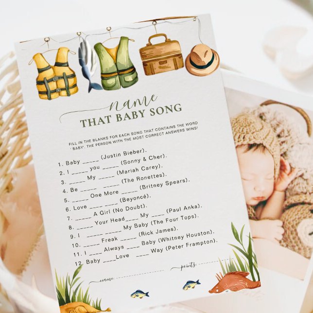 Reel Exceperade Namn att Baby Sång Shower Game (Skapare uppladdad)